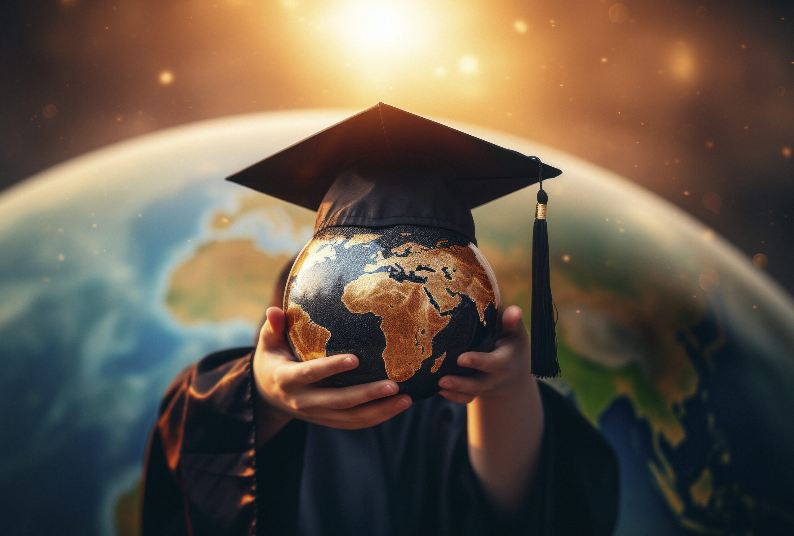 graduation-cap-with-globe-digital-art-style-education-day
